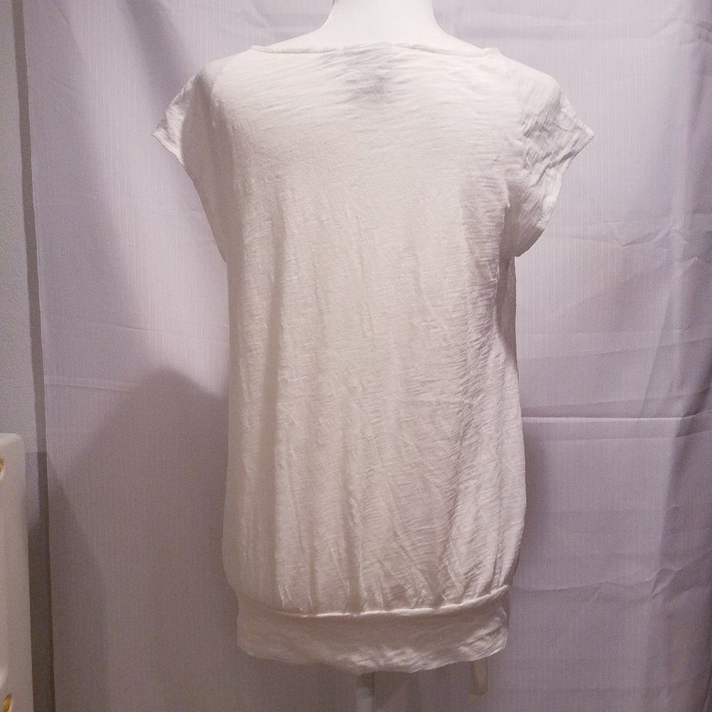 Anthro Vanessa Virginia Lace Riley Tee Size M - Picture 4 of 7